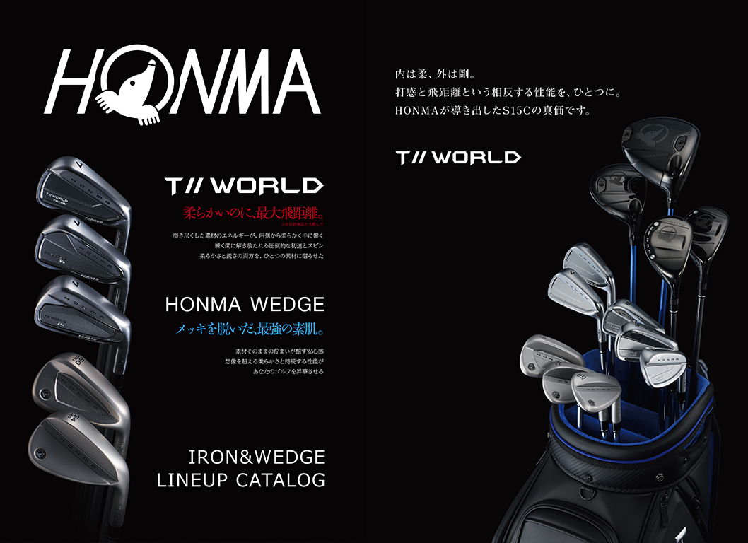 T//WORLD IRON & HONMA WEDGE